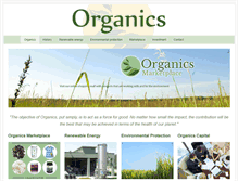 Tablet Screenshot of organicsgroup.com